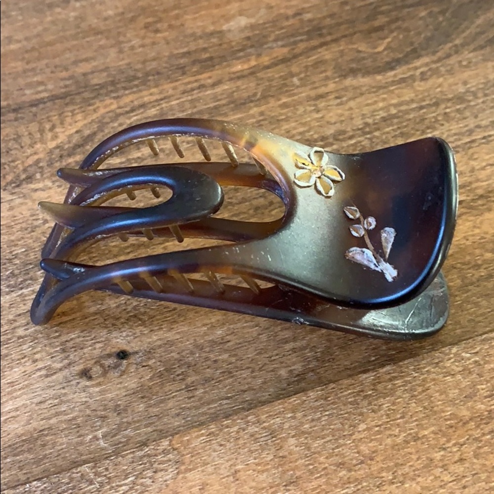 Hair Comb Clip Claw Strong Decorative 3 1/2”